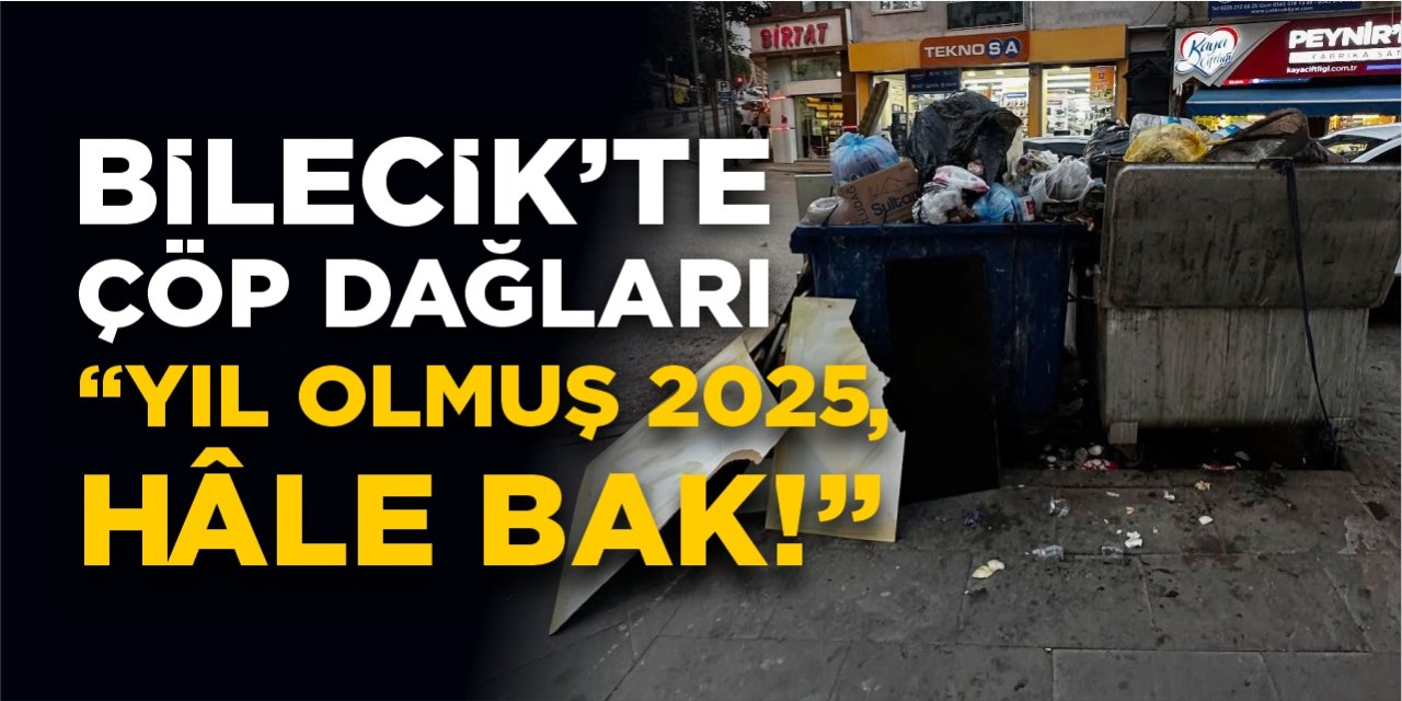Bilecik’te çöp dağları: “Yıl olmuş 2025, hâle bak!”