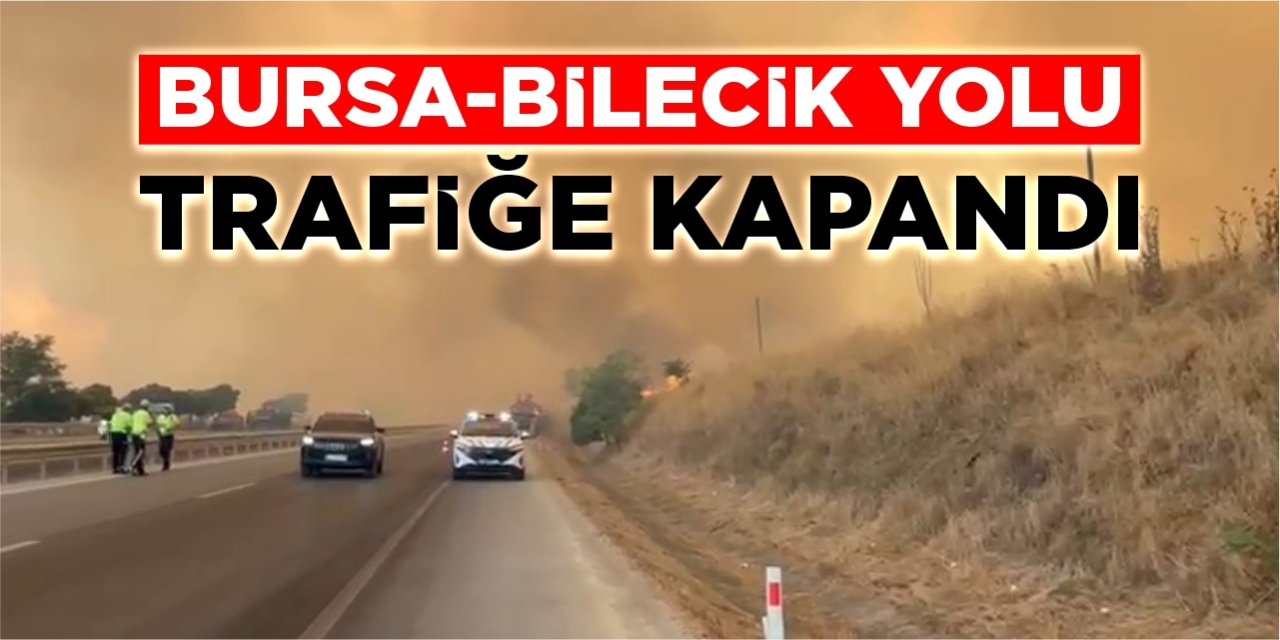 Bursa-Bilecik yolu trafiğe kapatıldı