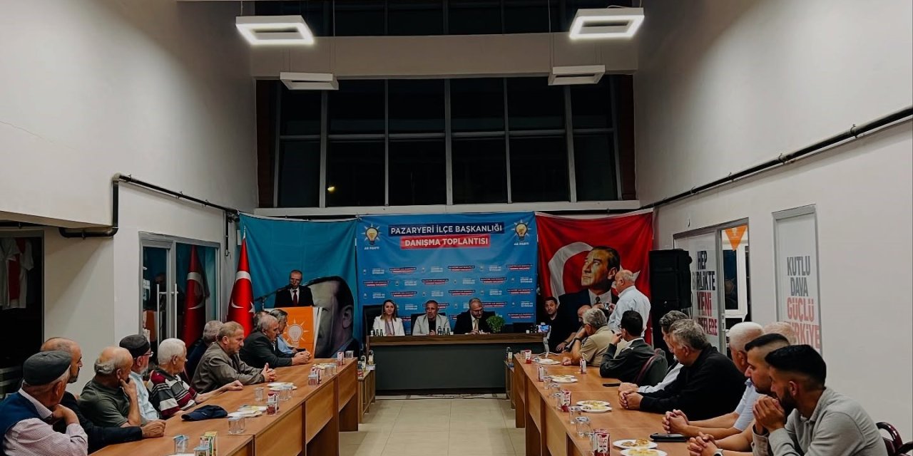 Ak Parti Pazaryeri İlçe Danışma Toplantısı Yapıldı