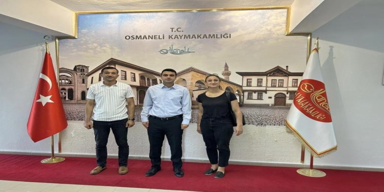 Osmaneli Eğitim Yöneticilerinden Kaymakam Kılıç’a Veda Ziyareti