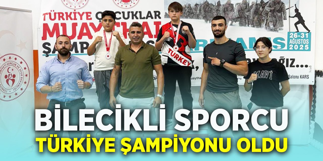 Bilecikli Sporcu Türkiye Şampiyonu Oldu