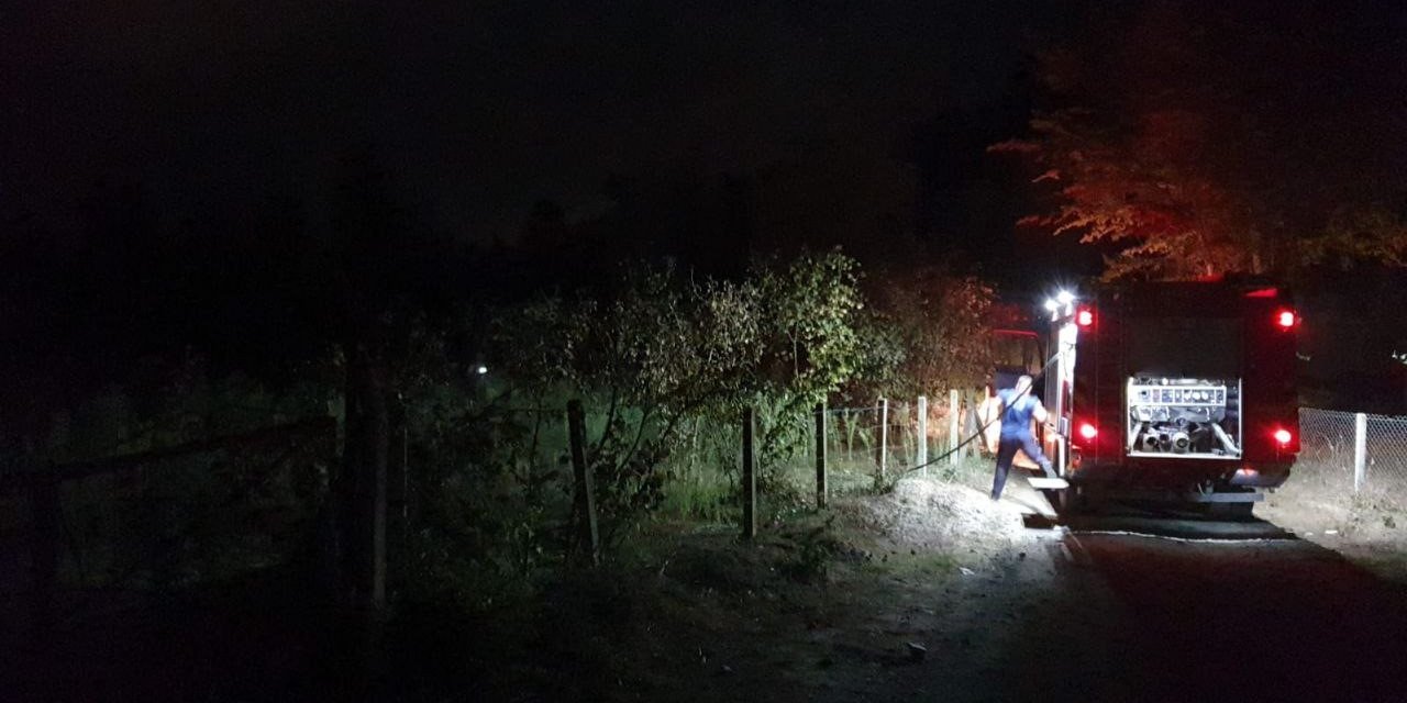 Fındıklıkta Yakılan Ateş Yangına Yol Açtı