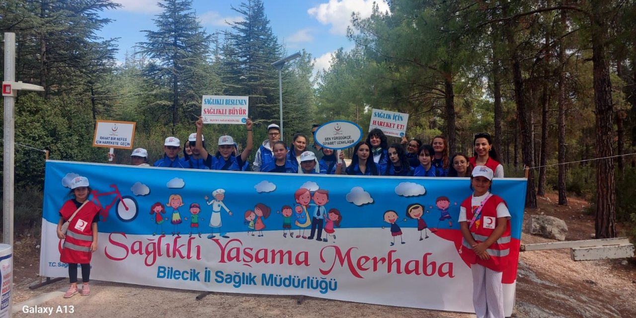 Bilecik'te Sağlıklı Yaşam Yürüyüşü