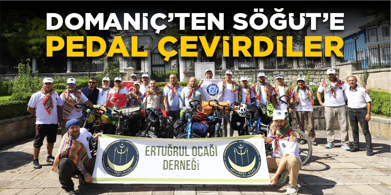 Domaniç’ten Söğüt’e pedal çevirdiler