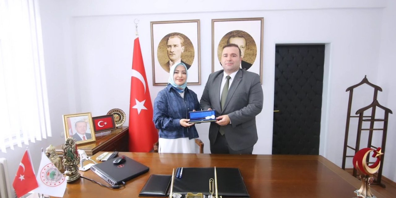 Mv. Çiğdem Erdoğan'dan Kaymakam Ünal'a Ziyaret