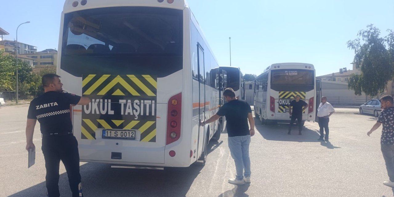 Okul servisleri denetlendi