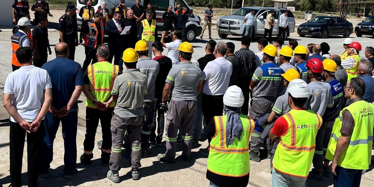 Konsantratör Tesislerinde Yer Üstü Maden Tatbikatı