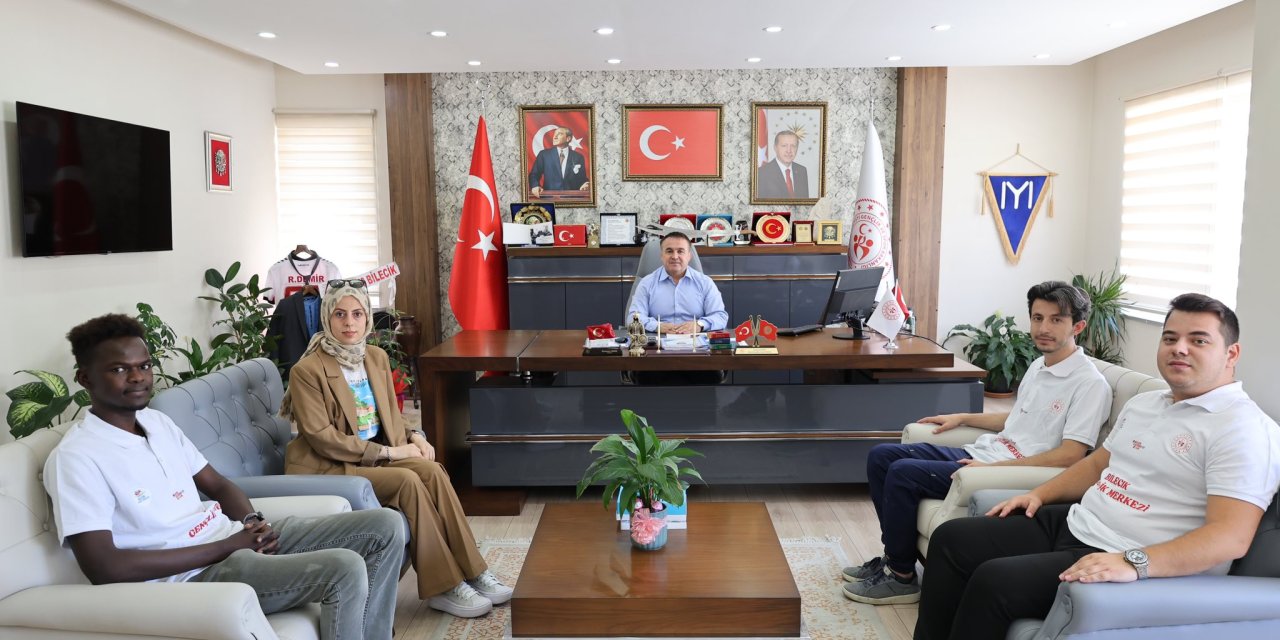 Griffin-Bilecik GM Takımından Müdür Demir’e Ziyaret