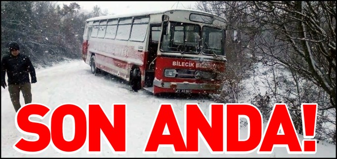 ŞARAMPOLE UÇMAKTAN SON ANDA KURTULDU