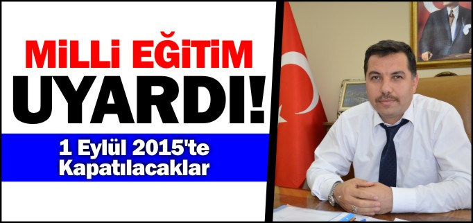 MİLLİ EĞİTİM UYARDI!