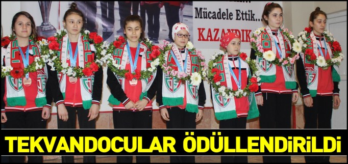 TEKVANDOCULAR ÖDÜLLENDİRİLDİ