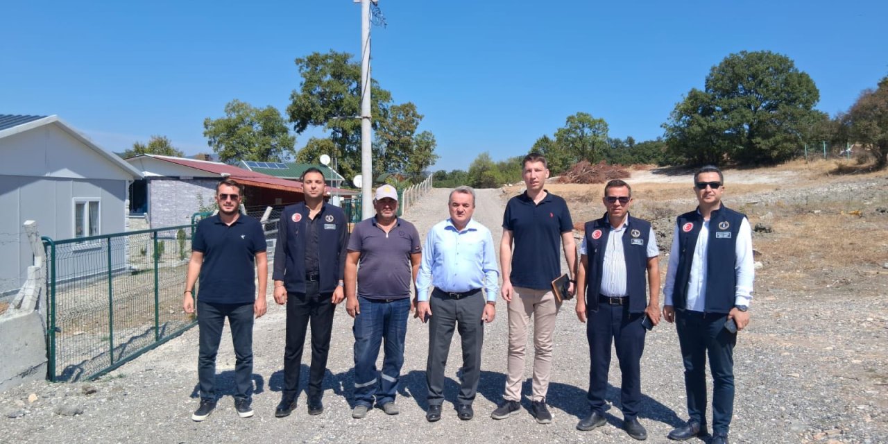 Bozüyük'te asfalt serim çalışmaları