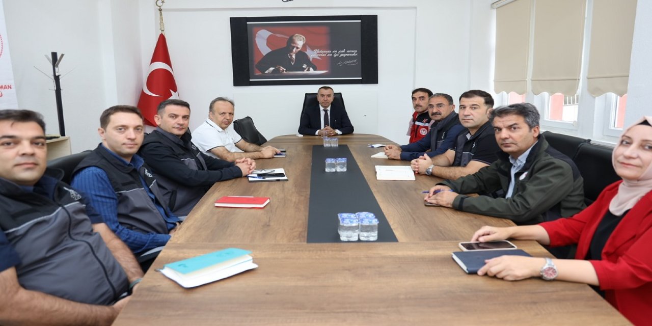 Tarım ve Orman İl Müdürlüğünde Değerlendirme Toplantısı