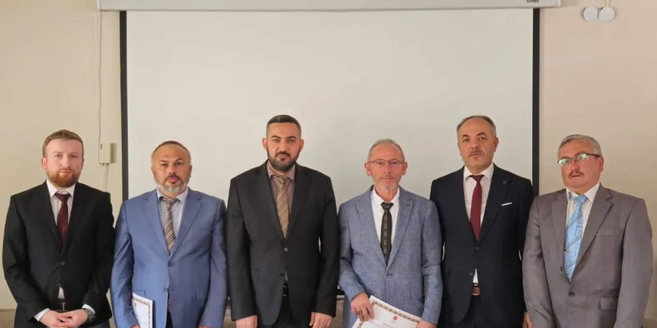 Bozüyük'te Din Görevlilerine Teşekkür Belgesi