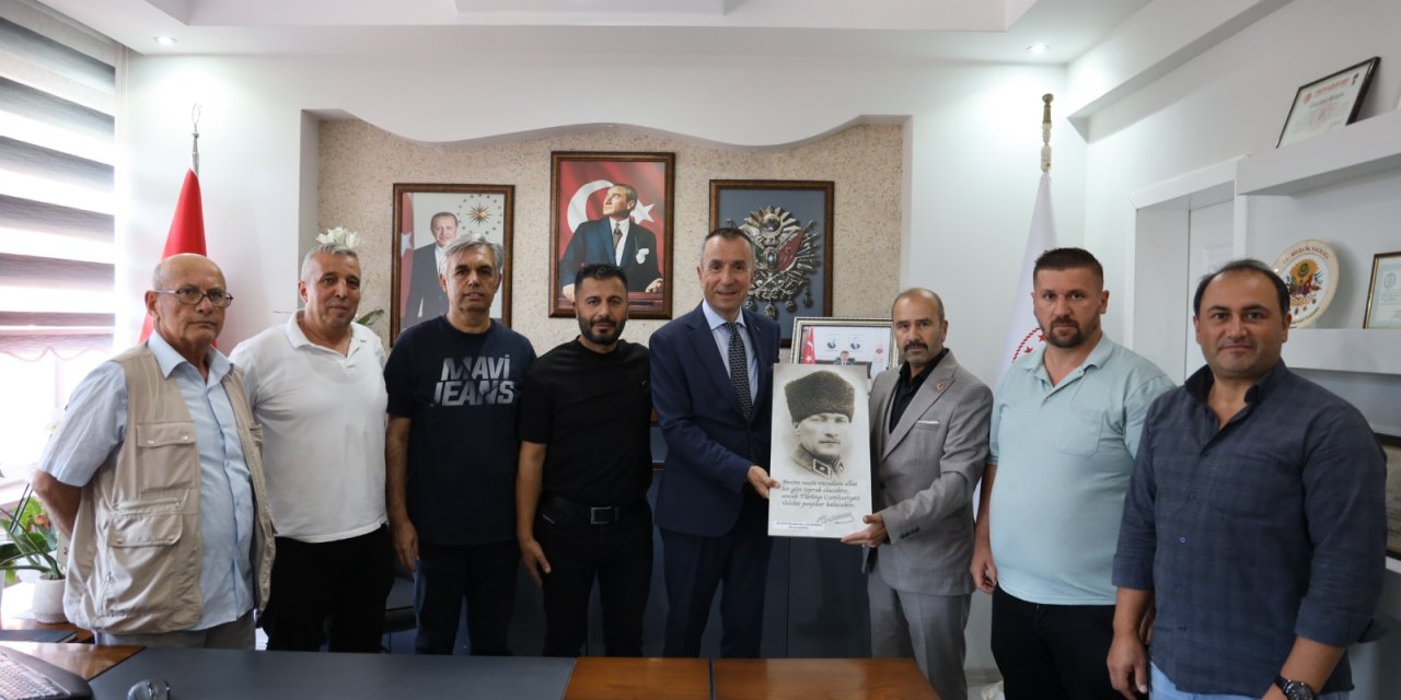 Pazaryerililerden Müdür Ayvalık’a ziyaret