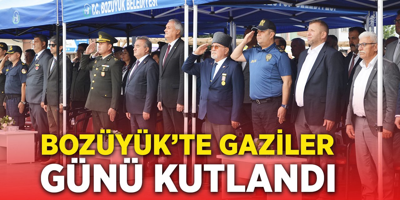 Bozüyük'te Gaziler Günü Kutlandı