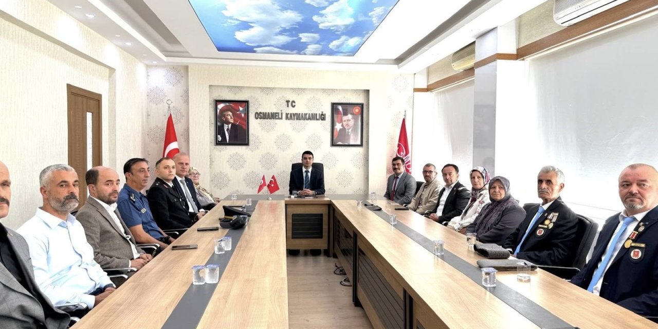 Kaymakam Kılıç Gazileri Ağırladı