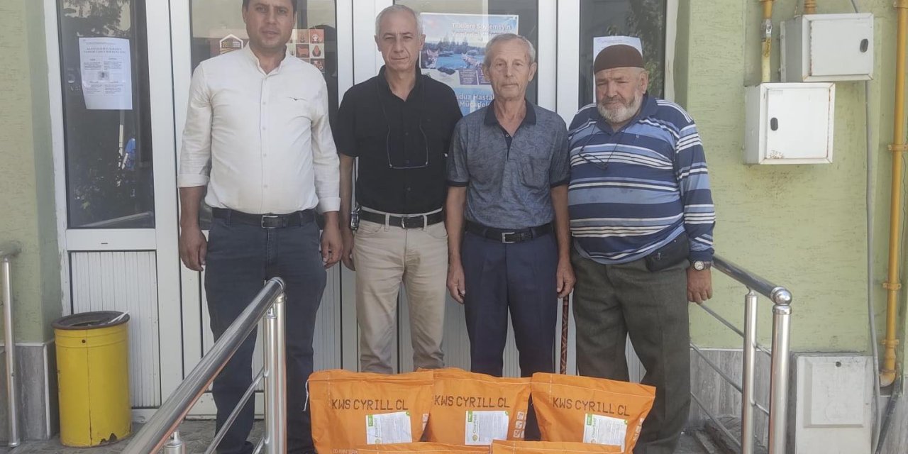 Osmanelili Çiftçilere Tohum Desteği