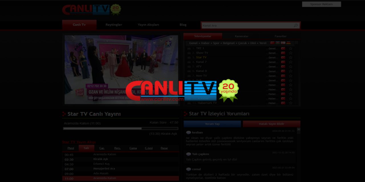 İnternetten TV İzlemenin En Kolay Yolu: Canlitv