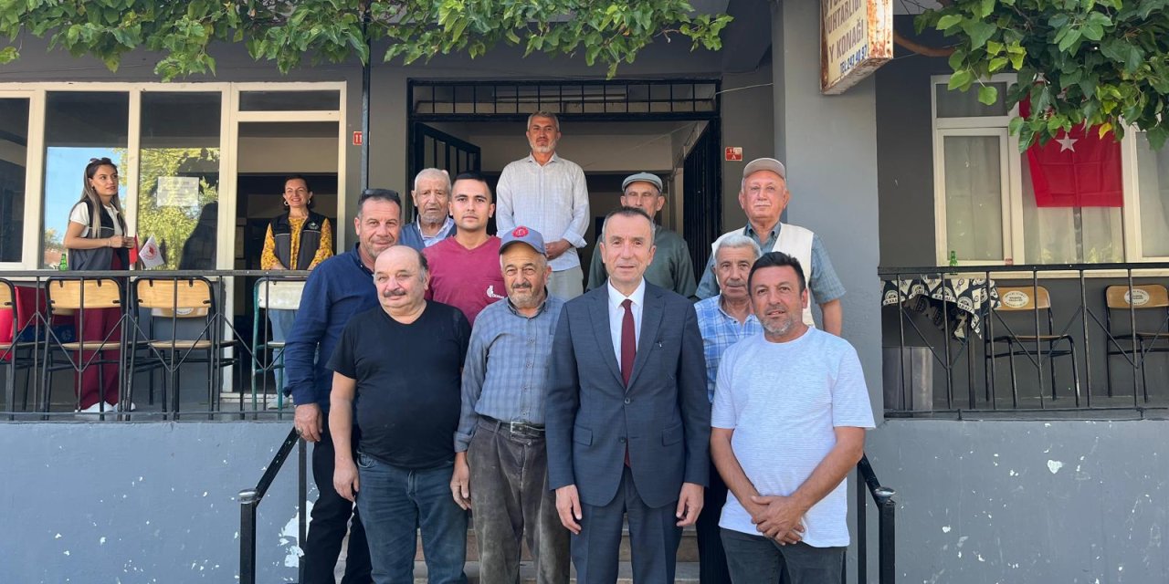 Müdür Ayvalık, Beyceli çiftçilerle buluştu