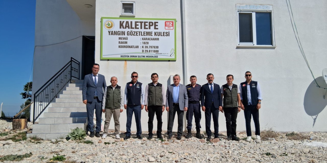 Kaymakam Öztürk Gözetleme Kulesini İnceledi