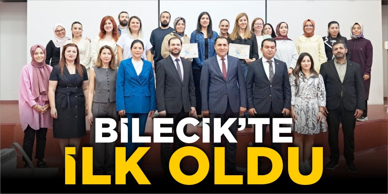 Bilecik'te bir ilk oldu