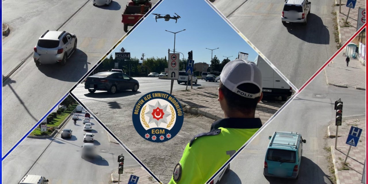 Bozüyük'te Drone Denetimi!