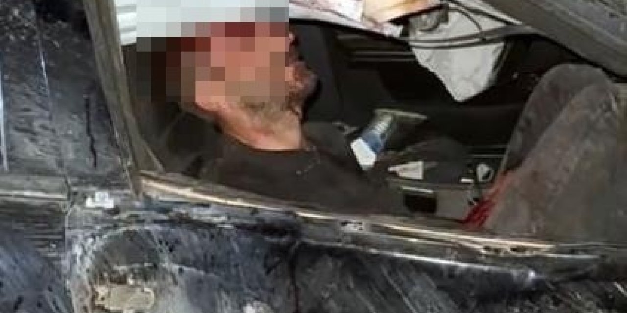 Kontrolden Çıkan Araç Taklalar Atarak Tarlaya Uçtu