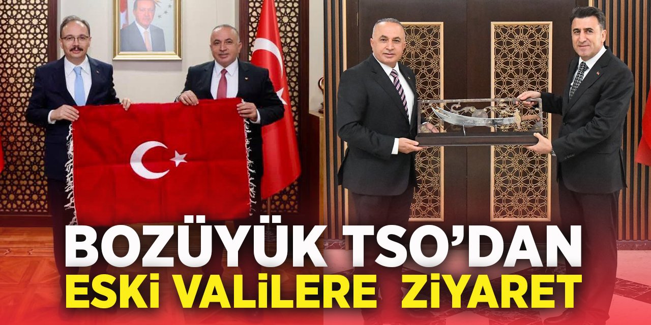 Bozüyük TSO'dan Eski Valilere Ziyaret