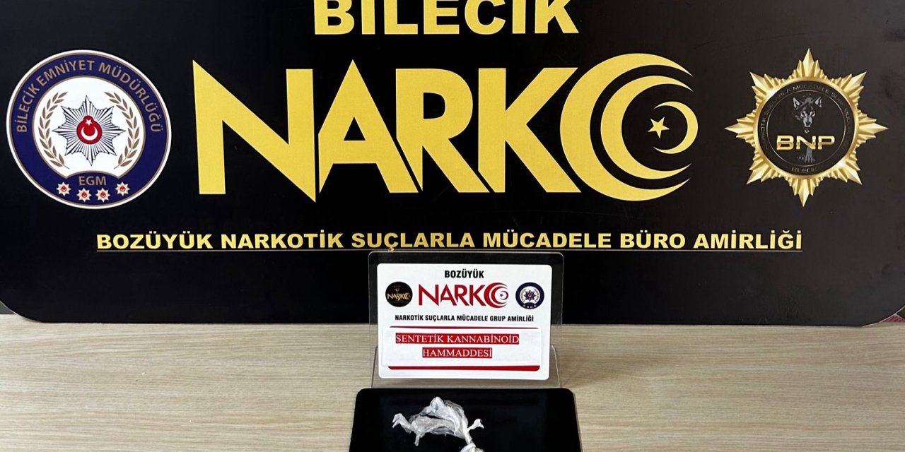 Bilecik'te uyuşturucu operasyonu