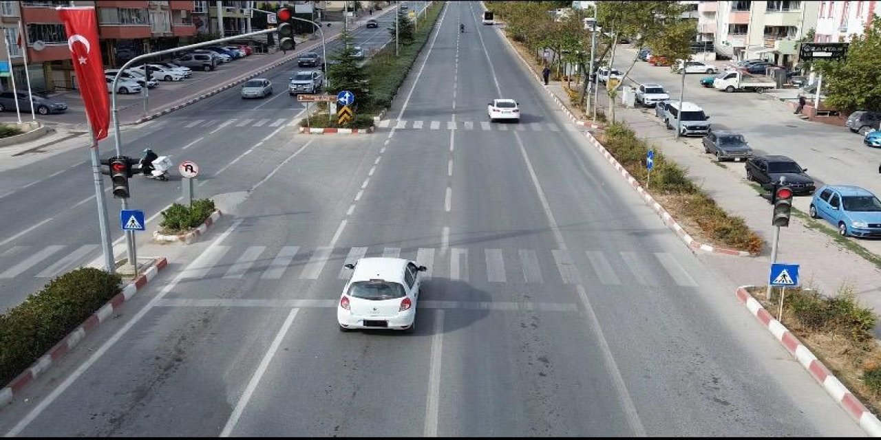 Drone destekli trafik denetimi