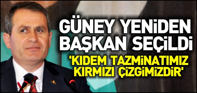 CEMAL GÜNEY, YENİDEN BAŞKANLIĞA SEÇİLDİ
