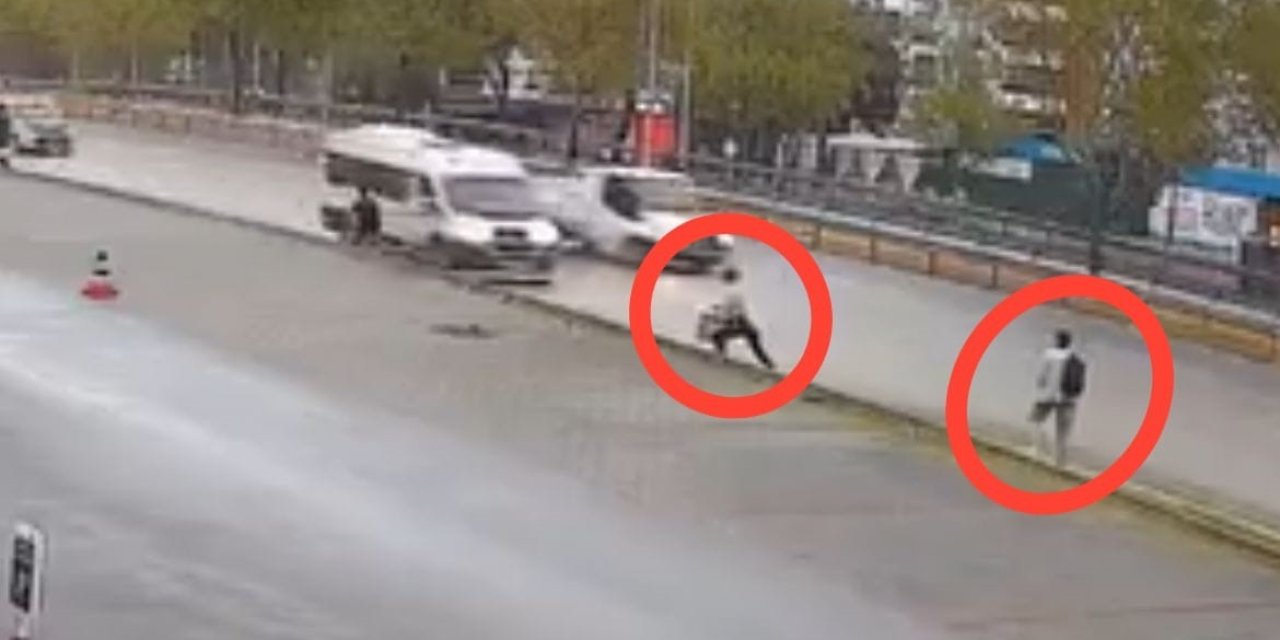 Yayaların Ölümden Döndüğü Anlar Kamerada