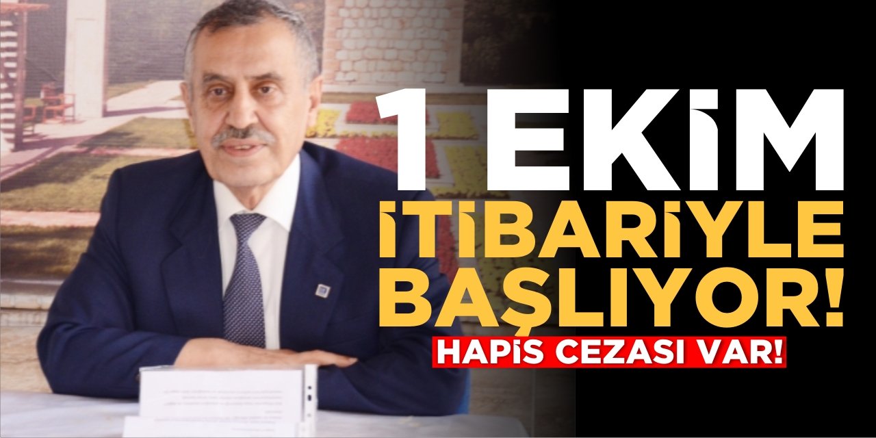 1 Ekim İtibariyle Başlıyor!