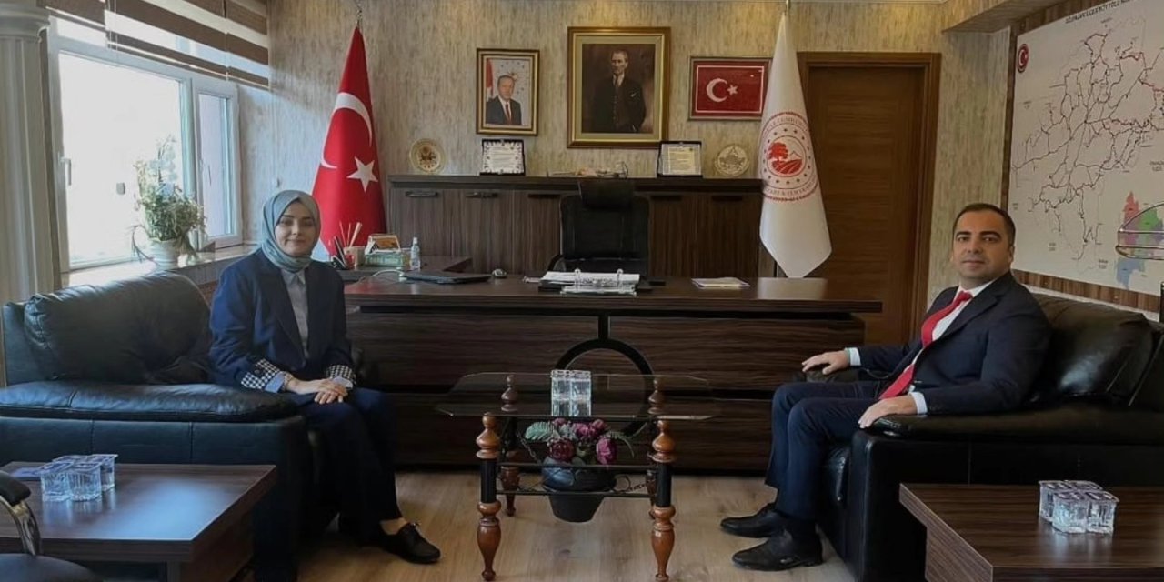 Kaymakam Uçar'dan Kaymakam Kılıç'a Ziyaret