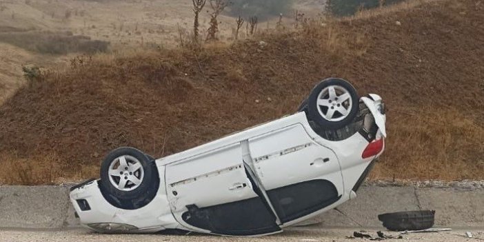Yağış Beraberinde Kazayı Getirdi