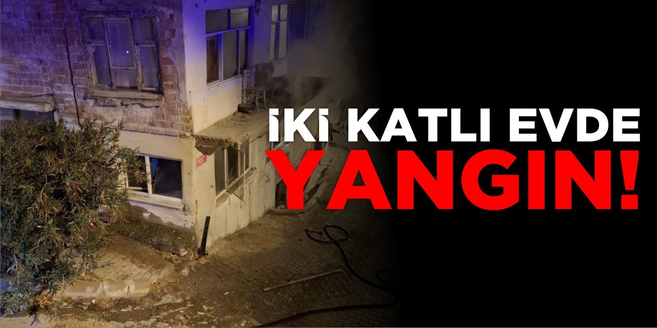 İki Katlı Evde Yangın!