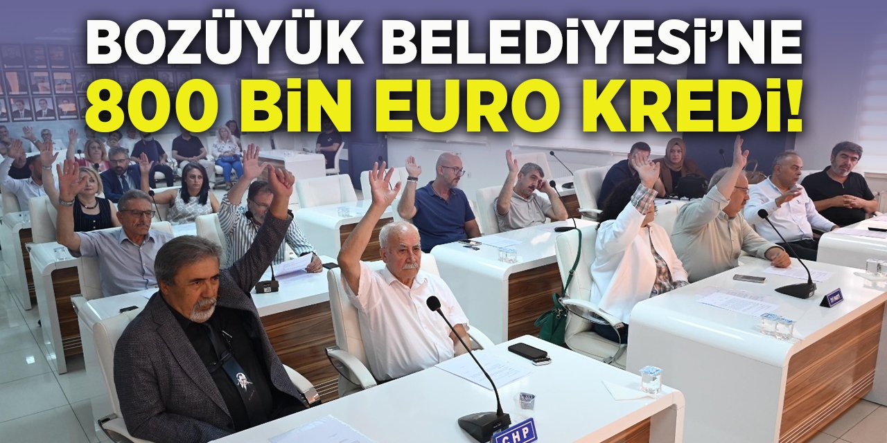 Bozüyük Belediyesi'ne 800 Bin Euro Kredi!