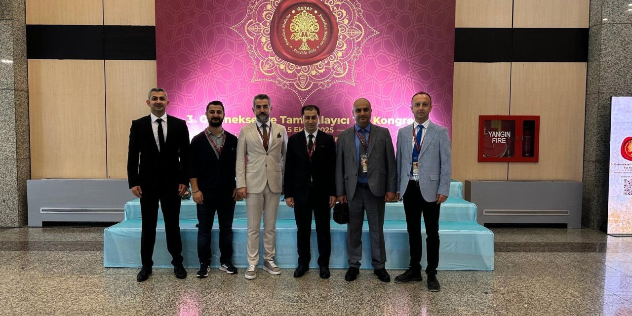 Müdür Damkacı ve başhekimler Tıp Kongresi'nde