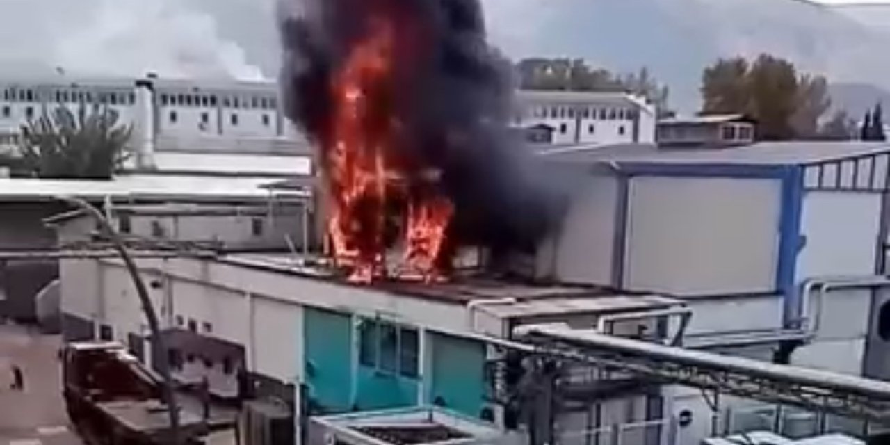 Korkutan Fabrika Yangını