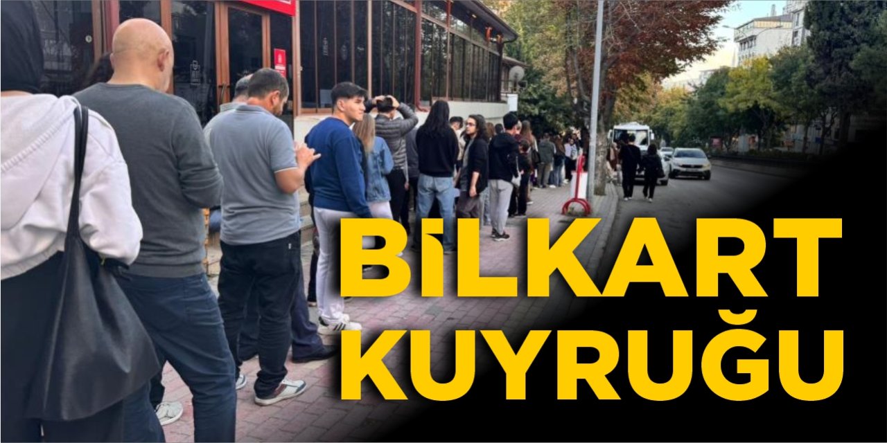 Bilecik'te Bilkart kuyruğu
