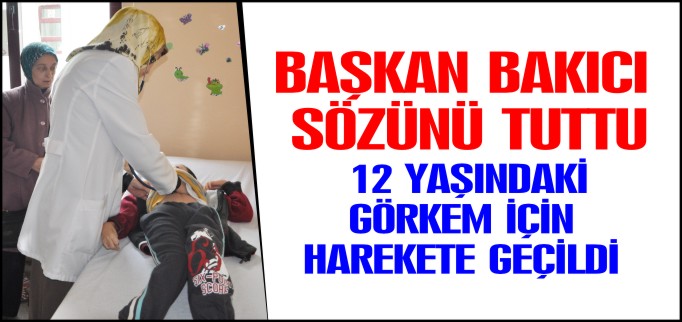 BAŞKAN BAKICI, SÖZÜNÜ TUTTU