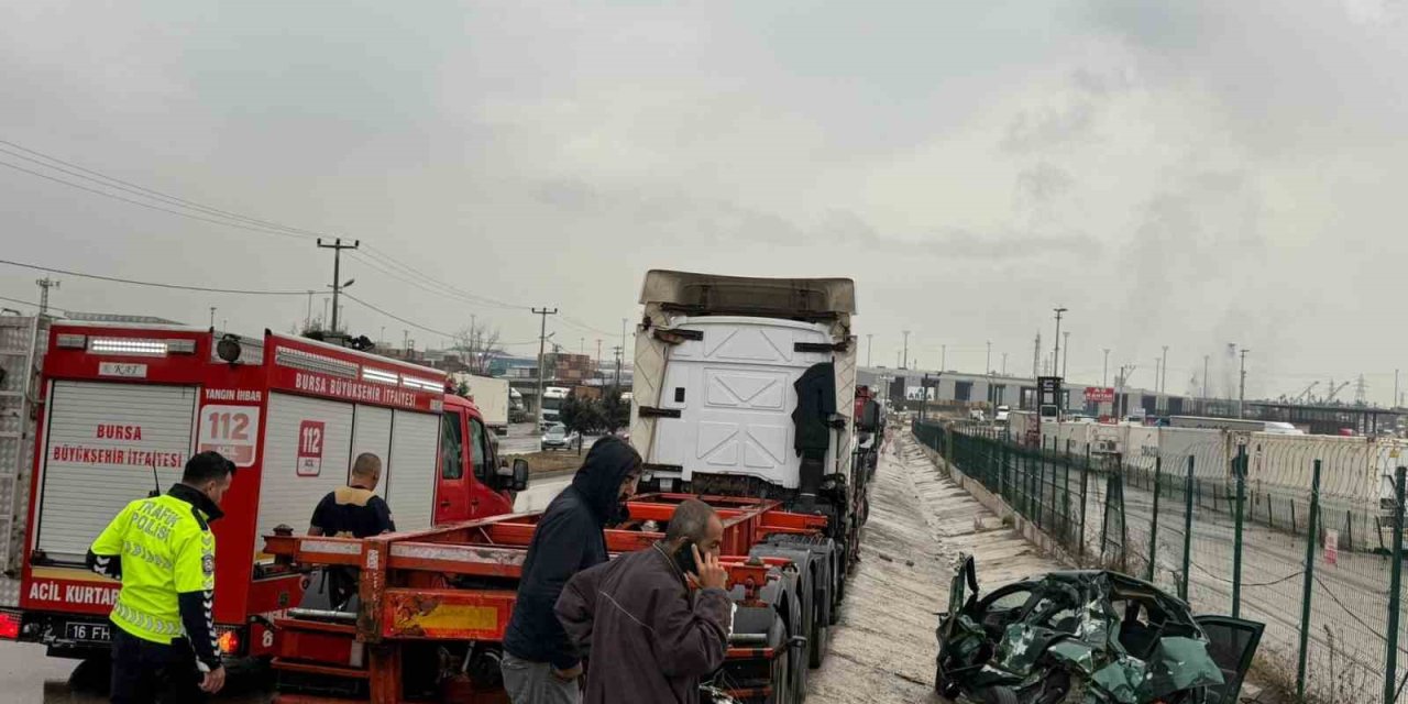 Serbest Bölge Yolunda Kaza: 1 Ağır Yaralı