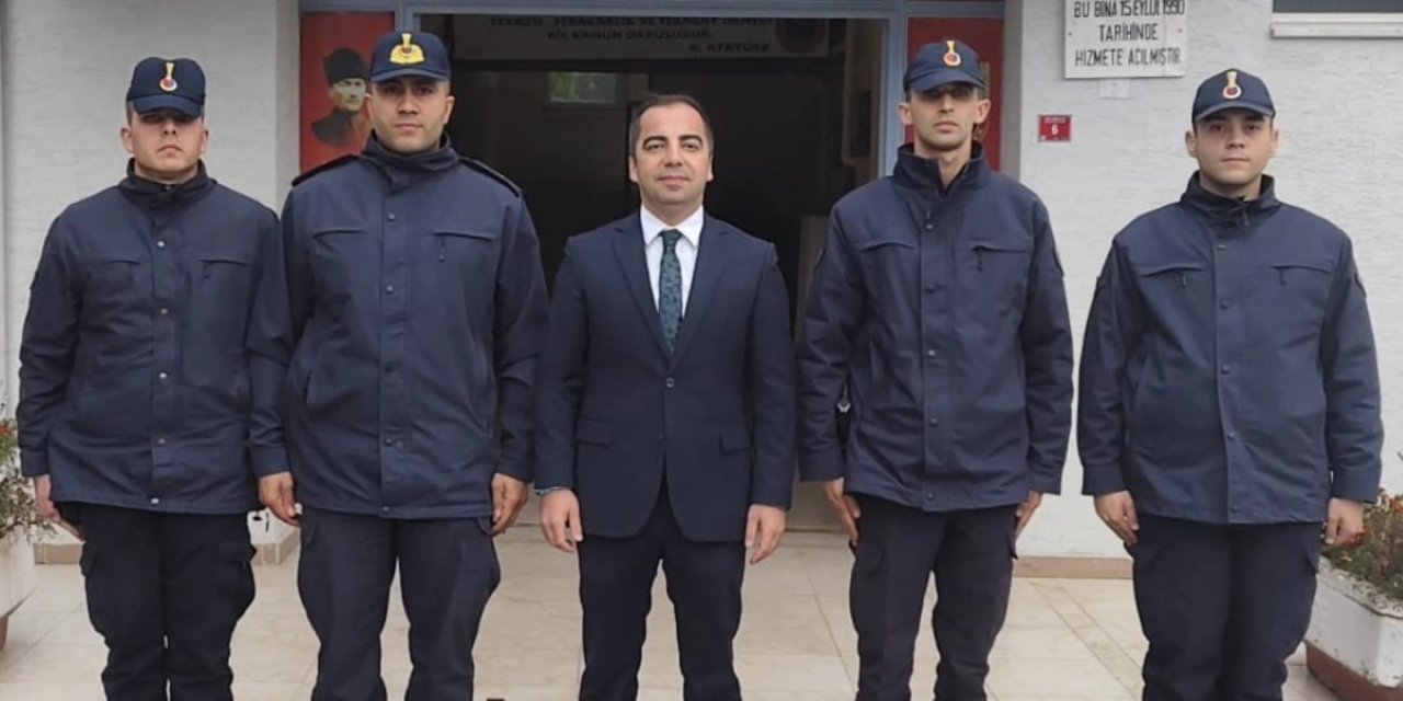 Kaymakam Uçar'dan Jandarma Komutanlığına Ziyaret