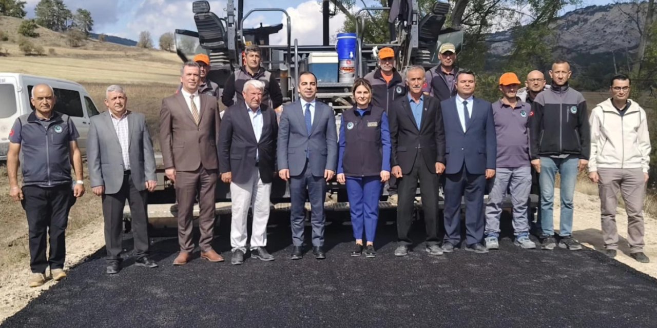 Kaymakam Uçar Asfalt Çalışmalarını İnceledi