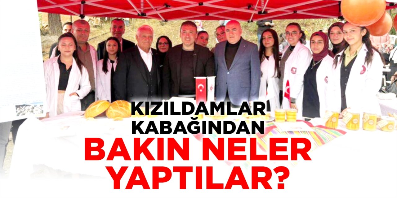 Kızıldamlar kabağından bakın neler yaptılar?