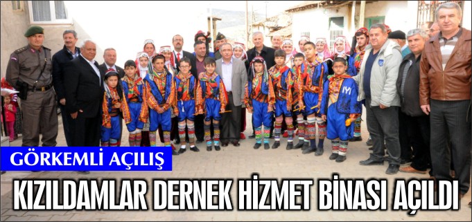 KIZILDAMLAR DERNEK HİZMET BİNASI AÇILDI