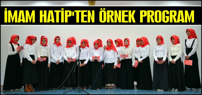 İMAM HATİP’TEN ÖRNEK PROGRAM