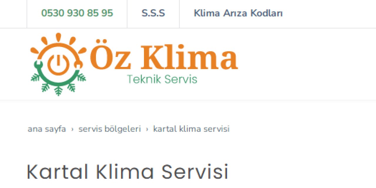 Kartal Klima Servisi İle Arızalar Artık Sorun Değil
