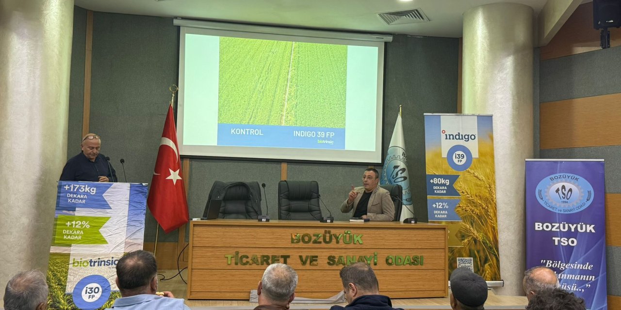 Bozüyük'te Biyolojik Tohum Kaplama Bilgilendirme Toplantısı